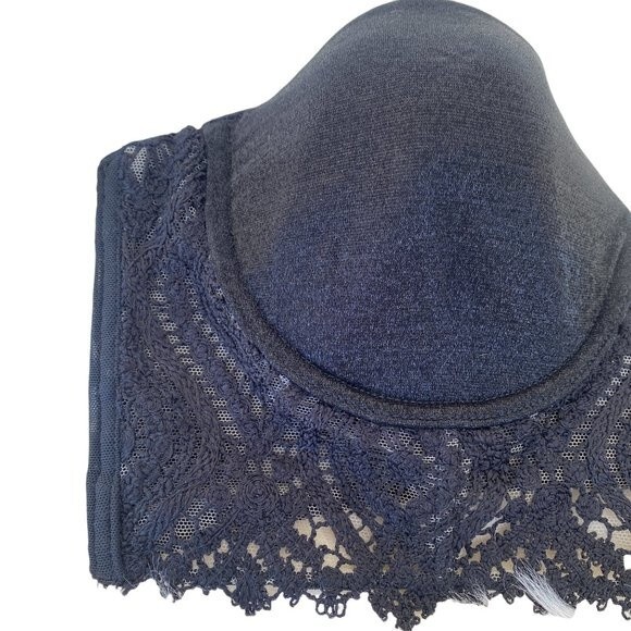 COSABELLA designer Black Strapless Corset type BRA sz 32B - made in ITALY - Picture 10 of 12